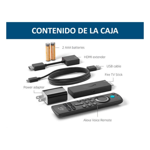 Amazon Fire TV Stick con Alexa Voice Remote (incluye controles de TV), Dispositivo de streaming en HD - Image 3