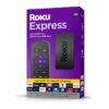 Roku Express Dispositivo de transmisión HD Roku con control remoto, TV gratuita y en vivo